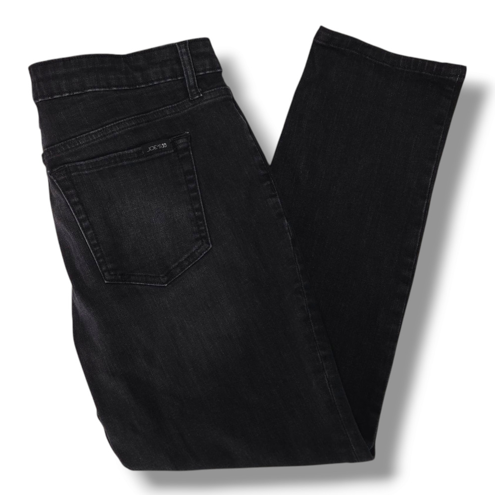 EUC Joe's Jeans Mid-Rise Boyfriend Slim Denim‎ Ankle Jeans Sz. 31x28 Black